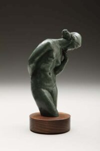 Julia Levitina, Caryatid, Bronze, 8 x 3 ¼ x 3 ¼ inches, Edition of 8 - SOLD -