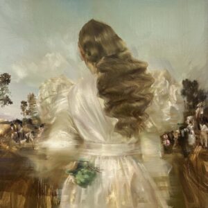 Sarah McRae Morton, A Page From Carnot, 2024, Oil on linen, 33 x 33 inches