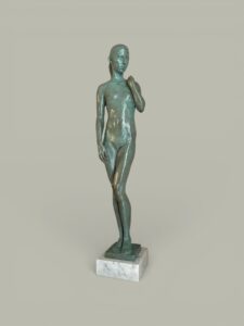 Julia Levitina, Little Birch, Bronze, 29 x 6 x 3 ½ inches, Edition of 9