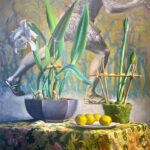 Stephen Tanis, Orchid, 1987, Oil on linen, 42 x 36 inches