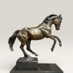 Margery Torrey, Wind Swept, Bronze, 14 x 6 x 18 inches