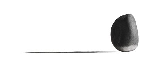 Jon Mort, Pivot Point 1, 2025, Graphite on Bristol Board, 8 x 19 ¾ inches