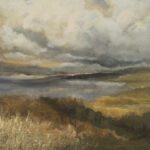 Caroline Adams, Gray, 2019, Oil on panel, 9 3/4 x 12 inches