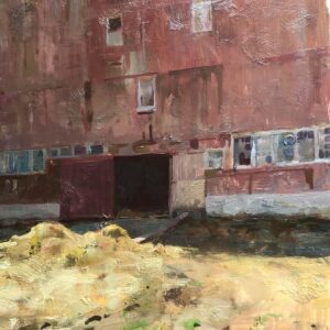- SOLD - Jon Redmond, Muck, 2025, Oil on board, 10 x 10 inches