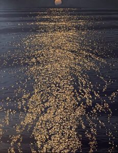 Theo Platt, Blood Moon, Oil on canvas, 78 x 60 inches