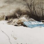 Andrew Wyeth (1917-2009), Conestoga, 1986, Watercolor on paper, 22 x 30 inches