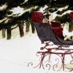 Jamie Wyeth, Jack Russell Sleigh, 1987, Mixed media on paper, 23 x 29 inches