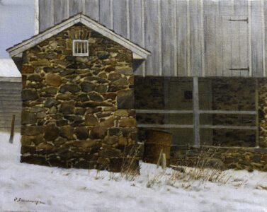 - SOLD - Peter Sculthorpe, Near Northbrook, 2025, Oil on linen, 8 x 10 inches