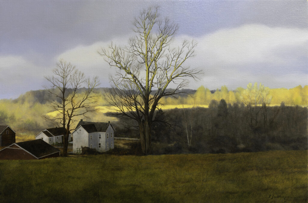 - SOLD - Peter Sculthorpe, Ramsey Road Farm, 2025, Oil on linen, 20 x 30 inches