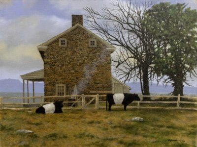 - SOLD - Peter Sculthorpe, West of Warrenton, VA, 2025, Oil on linen, 9 x 12 inches