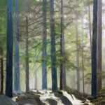 Steven Nederveen, Forest Bathing, Mixed Media, 42 x 42 inches