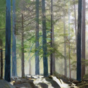 Steven Nederveen, Forest Bathing, Mixed Media, 42 x 42 inches