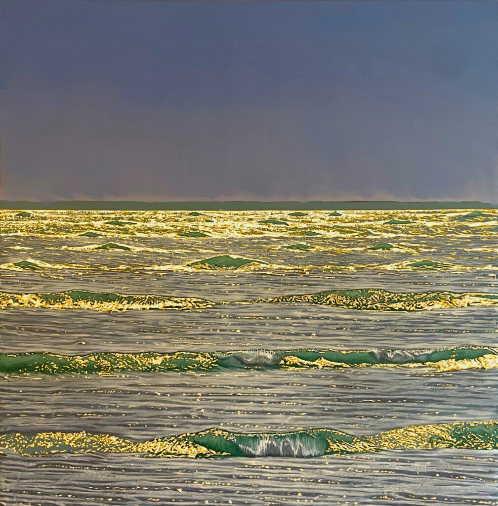 Theo Platt, Cape, Oil on canvas, 48 x 47 inches