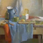 Tina Ingraham, Look at it This Way, 2025, Oil on linen, 25 x 27 inches