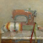 Tina Ingraham, The Precision Deluxe, Circa 1953, 2023, Oil on linen, 25 x 27 inches