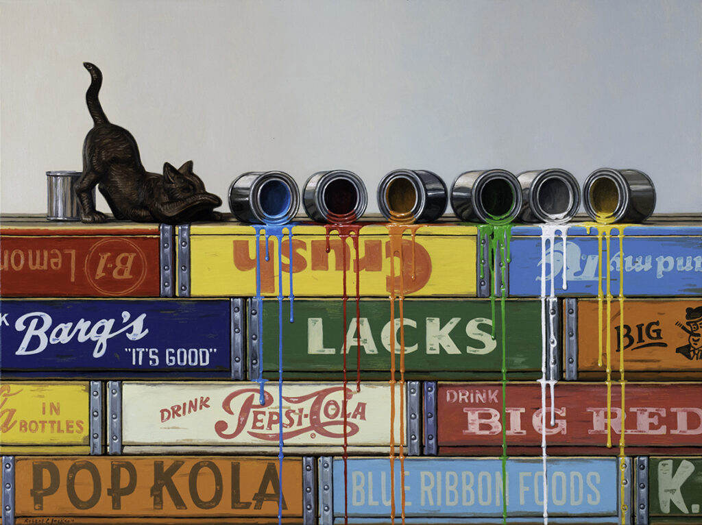 Robert C. Jackson, Curiosity, Oil on linen, 30 x 40 inches