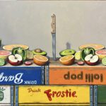 Robert C. Jackson, Halfsies, Oil on linen, 24 x 48 inches