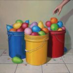 Robert C. Jackson, Ready, Oil on linen, 36 x 36 inches