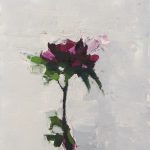 Stanley Bielen, Moon-struck, 2020, Oil on mounted panel, 15 x 13 ¼ inches