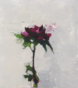 Stanley Bielen, Moon-struck, 2020, Oil on mounted panel, 15 x 13 ¼ inches