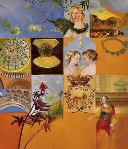 Sarah Gutwirth, Diadem, 2024, Oil on canvas, 42 x 36 inches