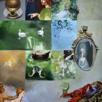 Sarah Gutwirth, Mirror, Dark and Deep, 2024, Oil on canvas, 40 x 36 inches