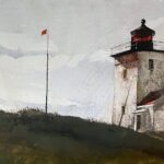 Andrew Wyeth (1917-2009), Two Bush Light, 1979, Watercolor on paper, 15 ½ x 30 inches