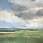 Caroline Adams, Float, 2025, Oil on canvas, 36 x 48 inches