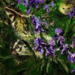 Jamie Wyeth (b. 1946), Carolyn's irises, 2014, Acrylic, gesso and oil on panel, 25 ½ x 31 ¼ inches