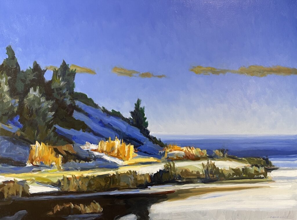Philip Koch, Morning Stillness, 2025, Oil on canvas, 30 x 40 inches