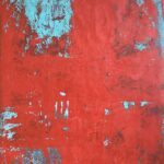 Vicki Vinton, Human, 2026, Plaster on paper on canvas, 48 x 36 inches