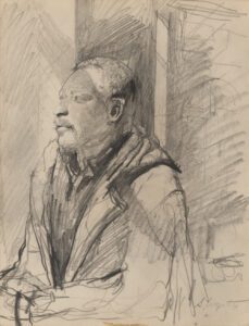 Andrew Wyeth (1917-2009), Willard Snowden, 1966, Pencil on paper, 10 ½ x 8 ½ inches