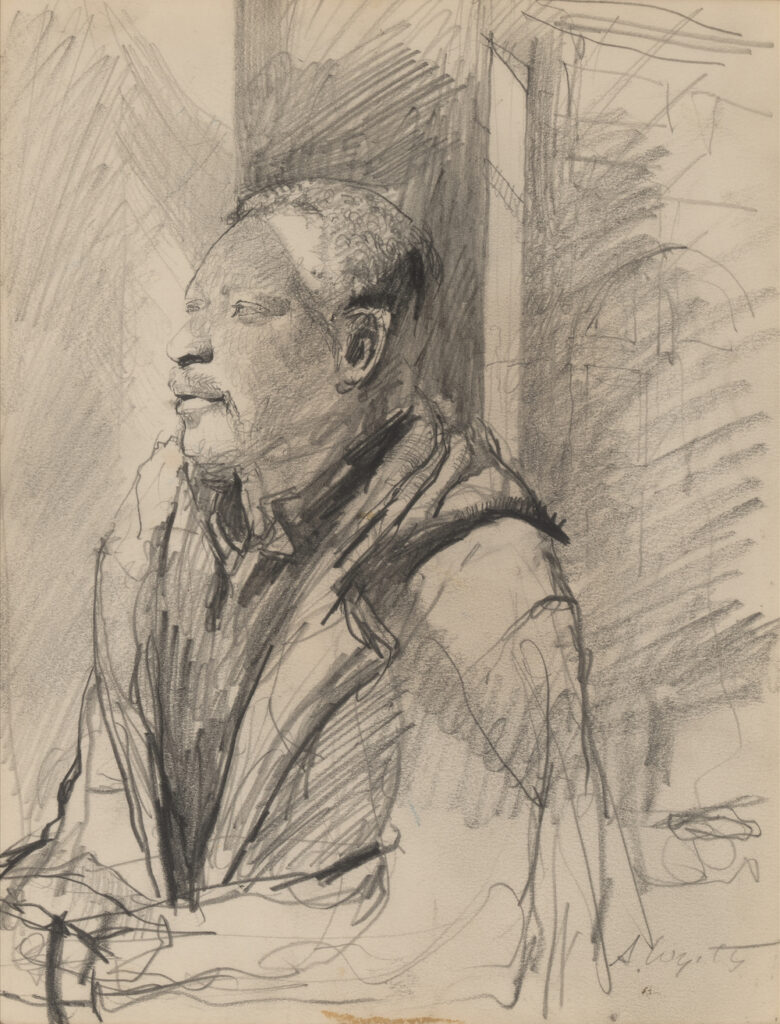 Andrew Wyeth (1917-2009), Willard Snowden, 1966, Pencil on paper, 10 ½ x 8 ½ inches
