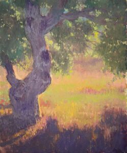 Francis DiFronzo, At Golden Hour, Oil on panel, 10 x 8 inches