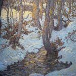Laurence A. Campbell (1939-2024), Stoney Creek, Oil on canvas, 30 1/4 x 30 1/4 inches
