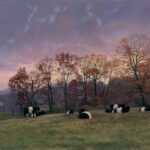 Timothy Barr, Belties, 2026, Oil on panel, 24 x 40 inches