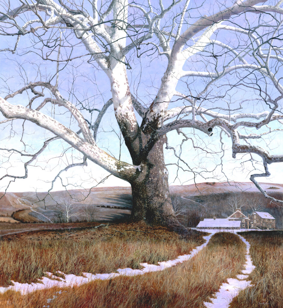 Timothy Barr, Brandywine Valley, 2026, Oil on panel, 35 x 32 inches