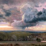 Timothy Barr, Crop Circle, 2026, Oil on panel, 12 x 20 inches