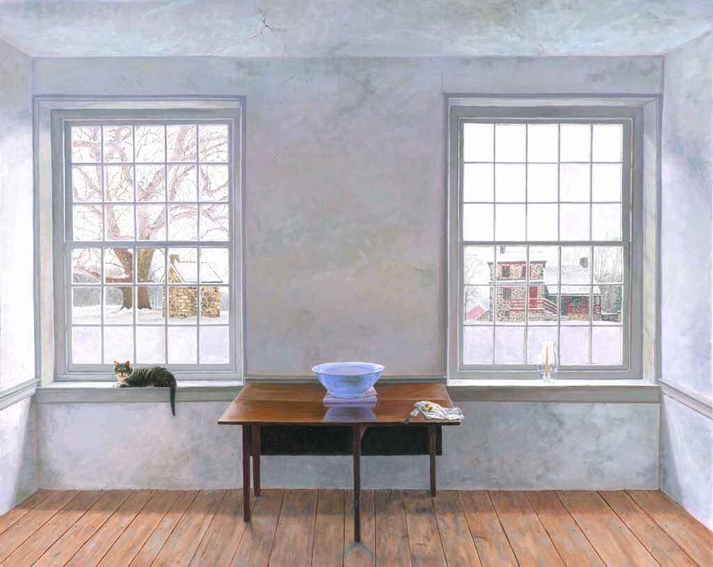 Timothy Barr, Edith, 2026, Oil on panel, 24 x 30 inches
