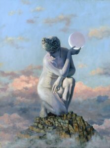 Timothy Barr, Patience, 2026, Oil on panel, 16 x 12 inches
