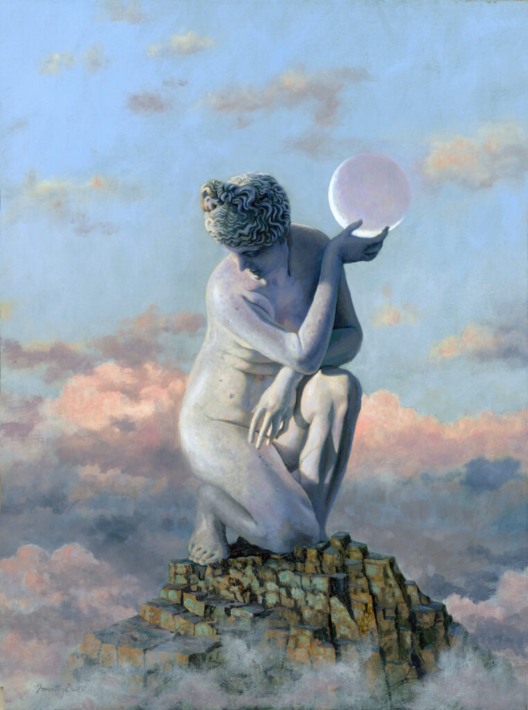 Timothy Barr, Patience, 2026, Oil on panel, 16 x 12 inches