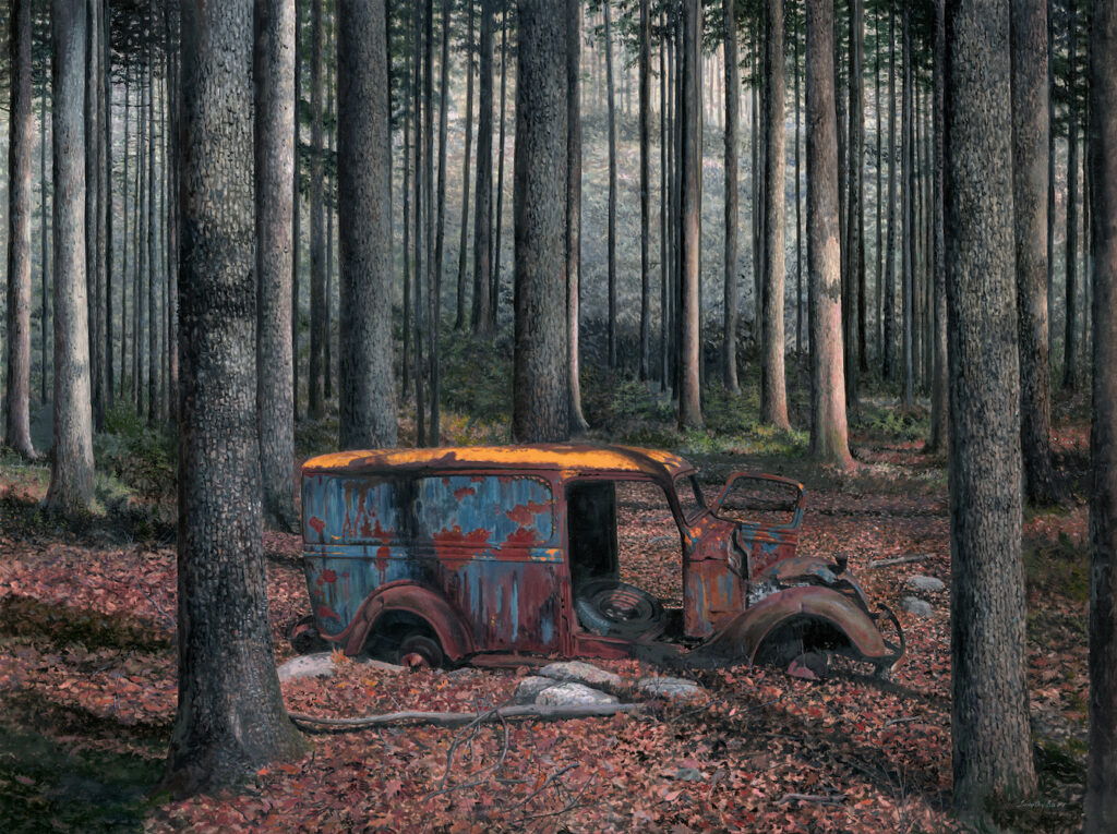 - SOLD - Timothy Barr, Rust, 2026, Oil on panel, 18 x 24 inches