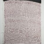 Cheryl Levin, Red Path in June, 2026, Ink on washi, 19 1/2 x 17 inches