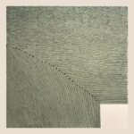 Cheryl Levin, Lines On An Olive Ground, 2026, Pastel on paper, 32 x 32 inches